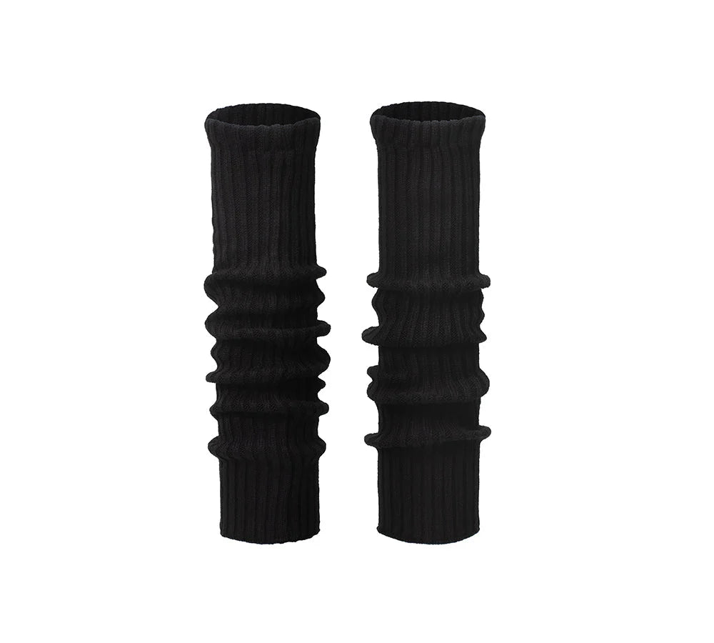 Snow Knitted Leg Warmers