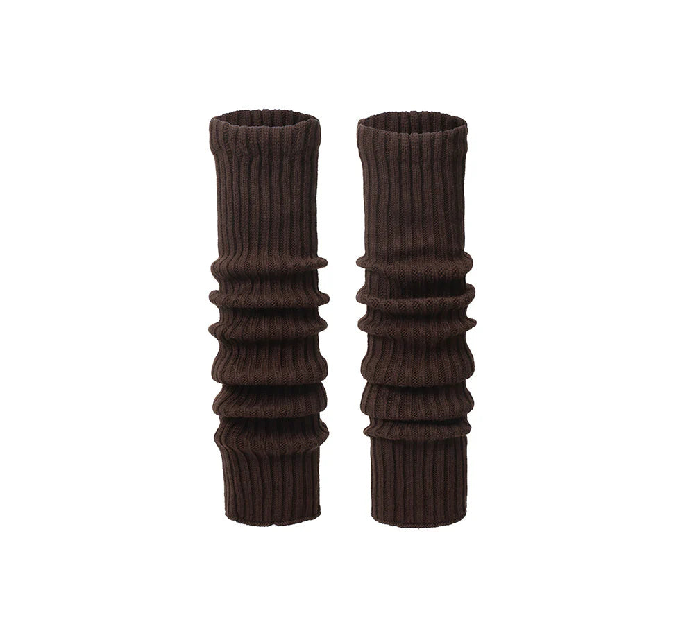 Snow Knitted Leg Warmers