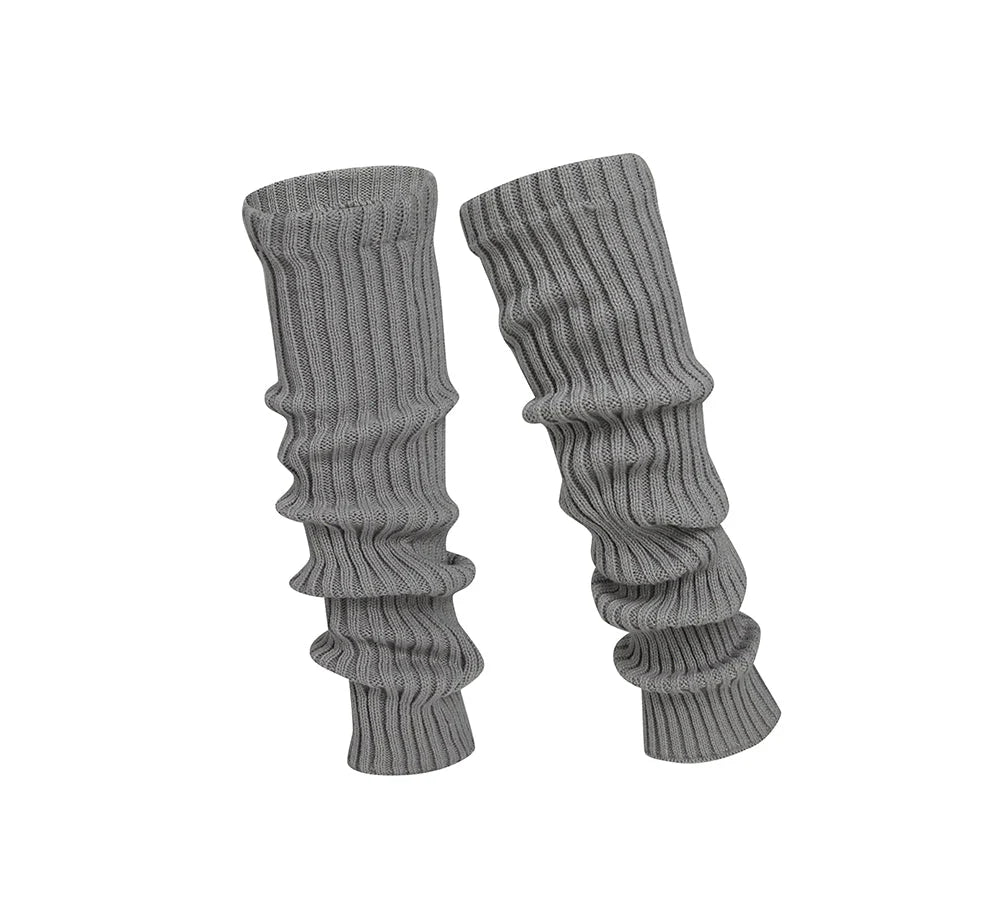 Snow Knitted Leg Warmers